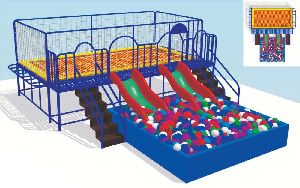 蹦床樂園 室內(nèi)蹦床帶球池